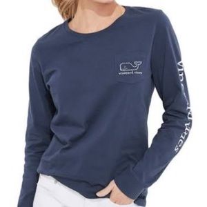 Vineyard Vines long sleeve navy blue size small
